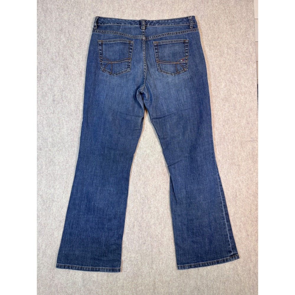 Tommy Hilfiger Boyfriend Jeans Womens 8S Blue Denim Flared Leg Casual - Picture 5 of 6